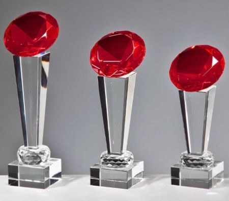 A6674 Kristalltrophäe - Pokal | 3 Größen