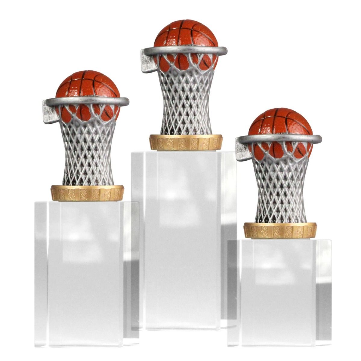 W400.029 Basketball Kristall-Glaspokal | 3 Größen
