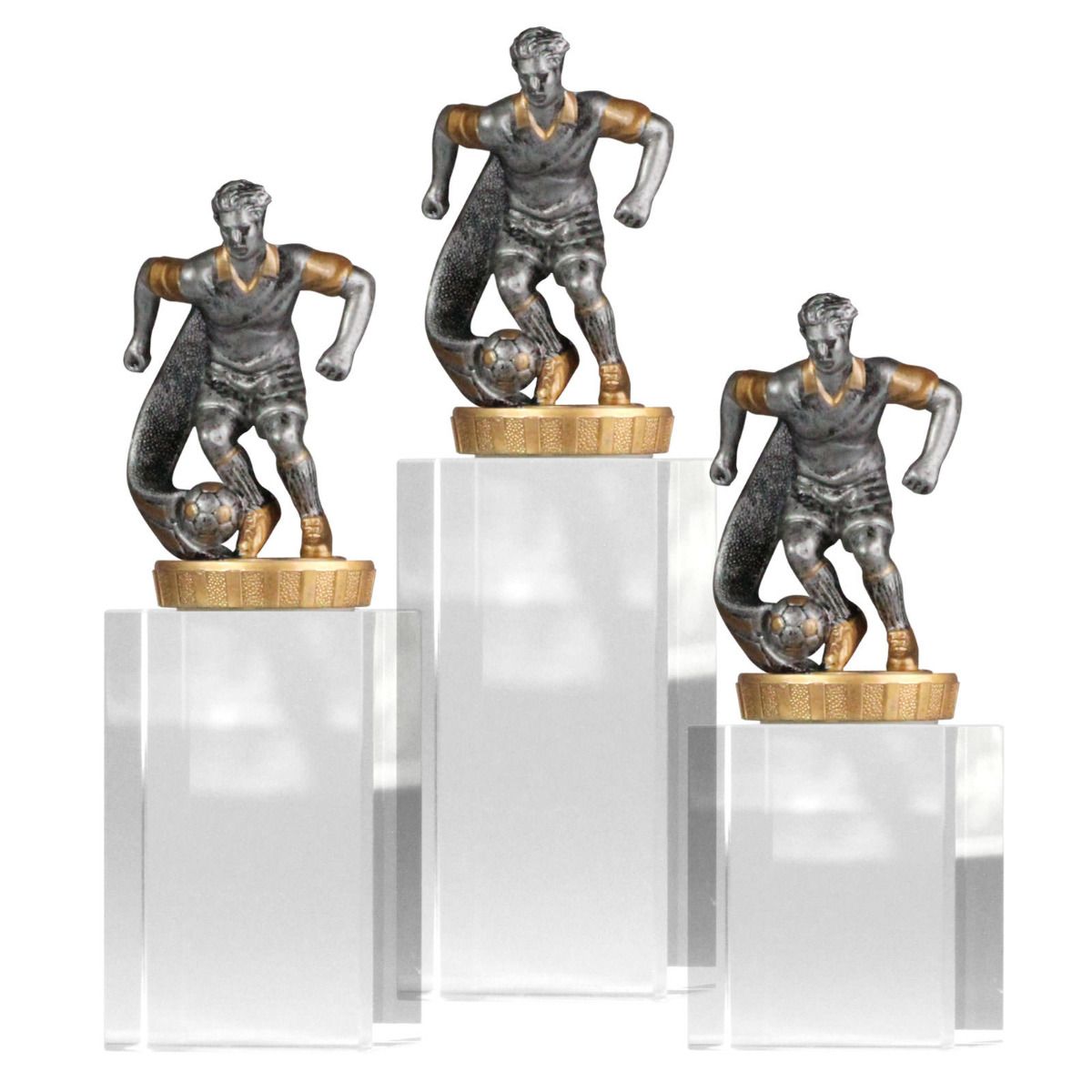 W400.004 Fussball Kristall-Glaspokal | 3 Größen