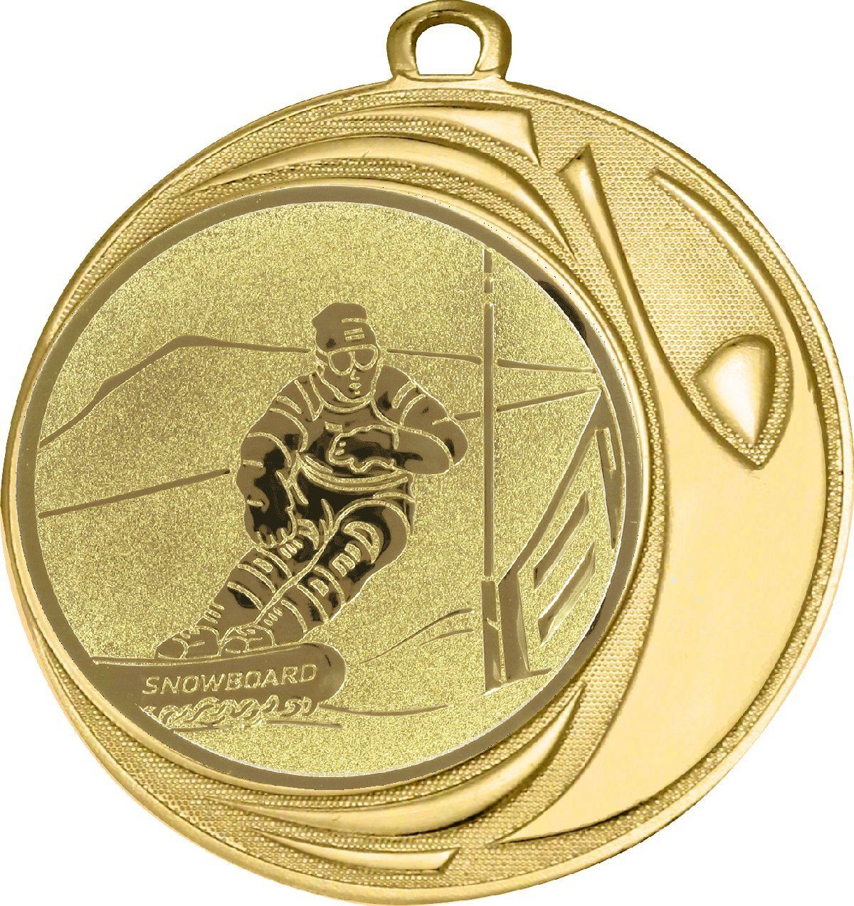 DI7006.341 Snowboard Medaille 70 mm Ø