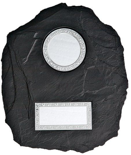 2949 Schieferlook-Plakette | 23x20 cm