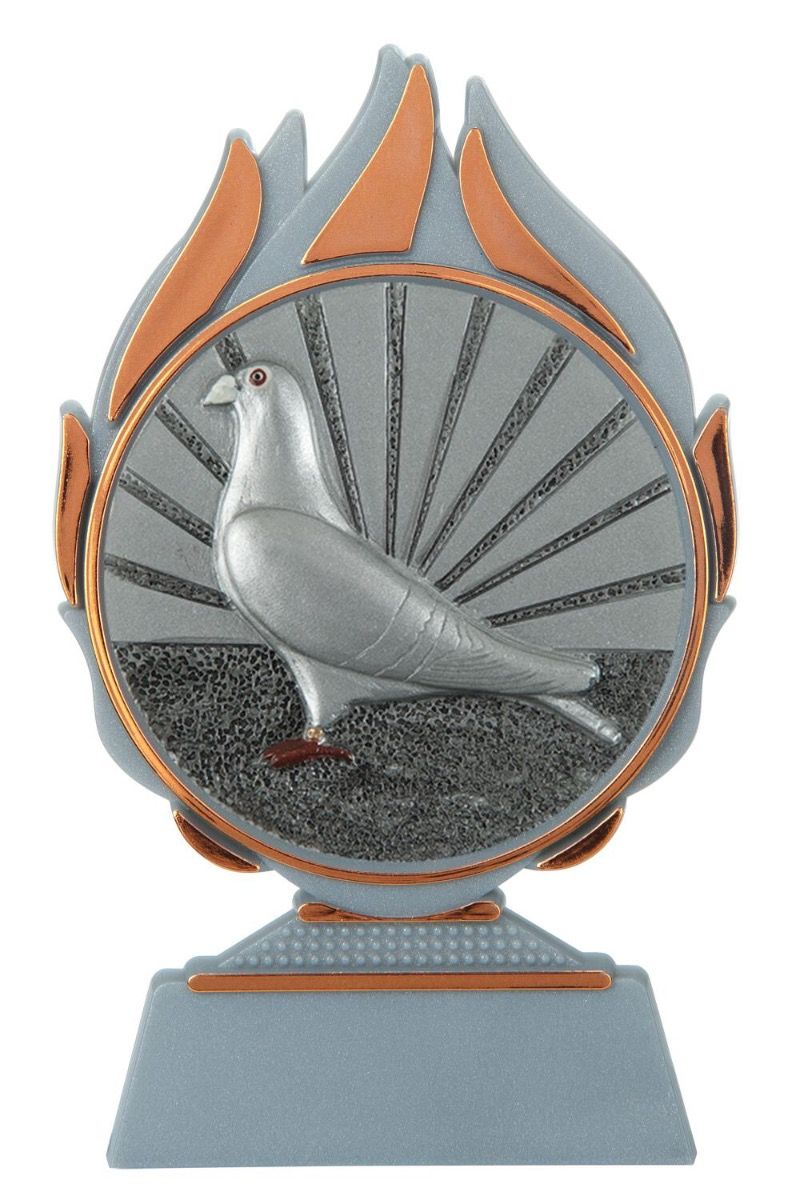 BL.001.026C Tauben Pokal-Aufsteller | 13,5 cm