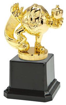 N78.006 Fussball - Bambini Pokalfigur inkl. Beschriftung | 12,5 cm