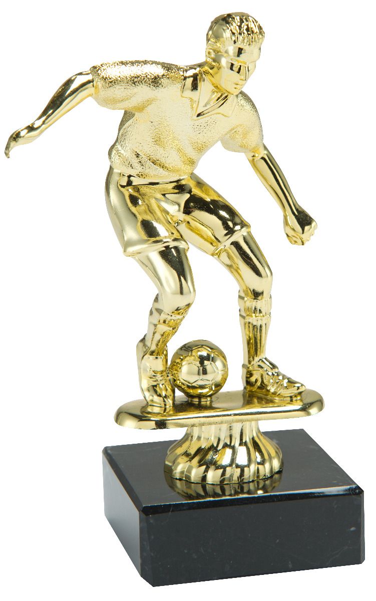 MP210.01 Fussball Figur mit Marmorsockel 13,5 cm | montiert