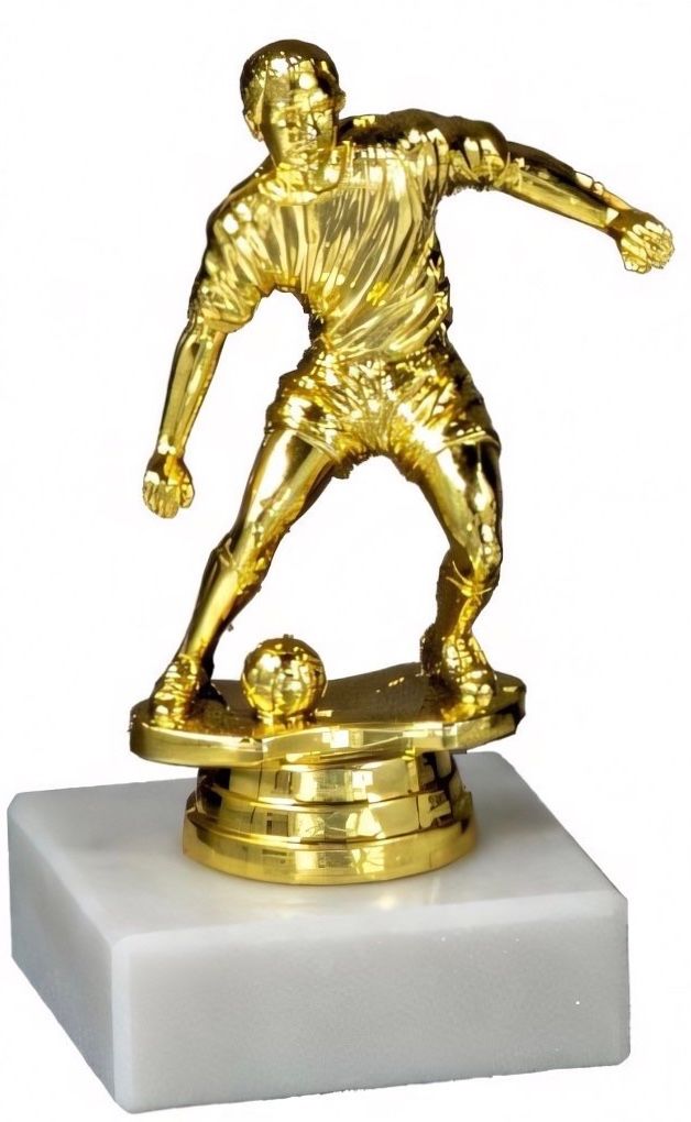 A59851 Fussball Figur mit Marmorsockel 12,0 cm | montiert
