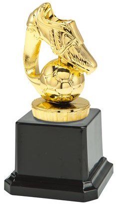 N78.005 Fussball Pokalfigur inkl. Beschriftung | 12,5 cm