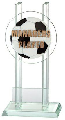 W140.043 Fussball - MANAGER PLAYERS - Glaspokal | 3 Größen