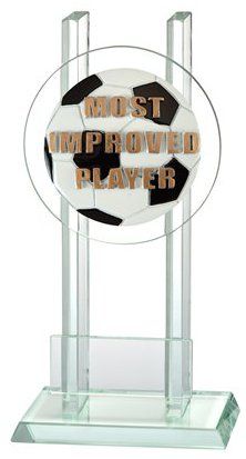 W140.042 Fussball - MOST IMPROVED PLAYER - Glaspokal | 3 Größen