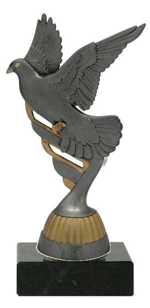 MP441.22 Tauben - Taubensport Pokale-Figur | 15,0 cm