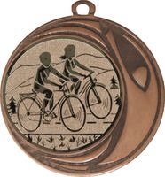 DI7006.251 Radwandern Medaille 70 mm Ø