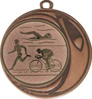 DI7006.248 Triathlon Medaille 70 mm Ø
