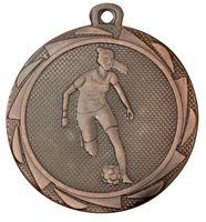 ME111 Damen-Fussball Medaille 45 mm Ø