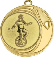 DI7006.557 Einrad Medaille 70 mm Ø