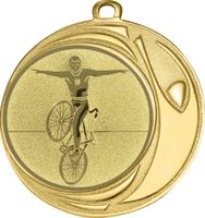 DI7006.346 Kunstradfahren Medaille 70 mm Ø 