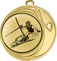 DI7006.530 Ski - Slalom Medaille 70 mm Ø