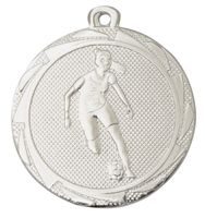 ME111 Damen-Fussball Medaille 45 mm Ø