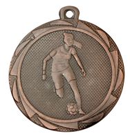 ME111.SM Damen-Fussball Medaille 45 mm Ø