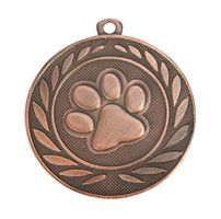 DI5000.Y Hunde-/Katzenpfoten Medaille 50 mm Ø