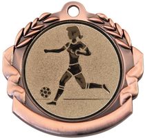 9360.220 Damenfussball Medaille 70 mm Ø