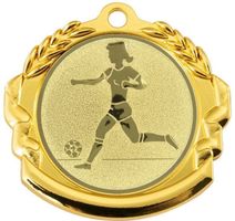 9360.220 Damenfussball Medaille 70 mm Ø
