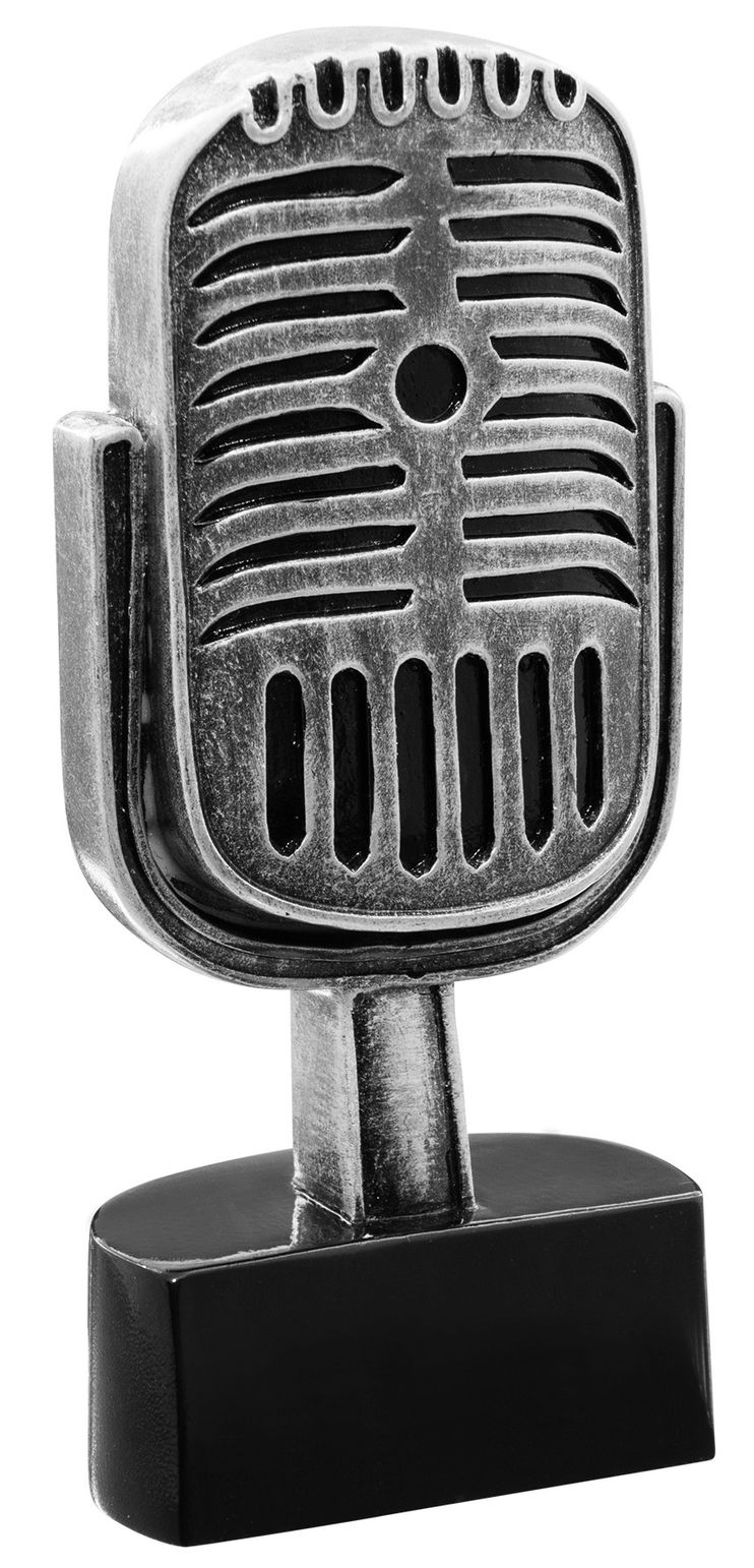 39774 Musik - Mikrofon Pokalfigur | 13,5 cm