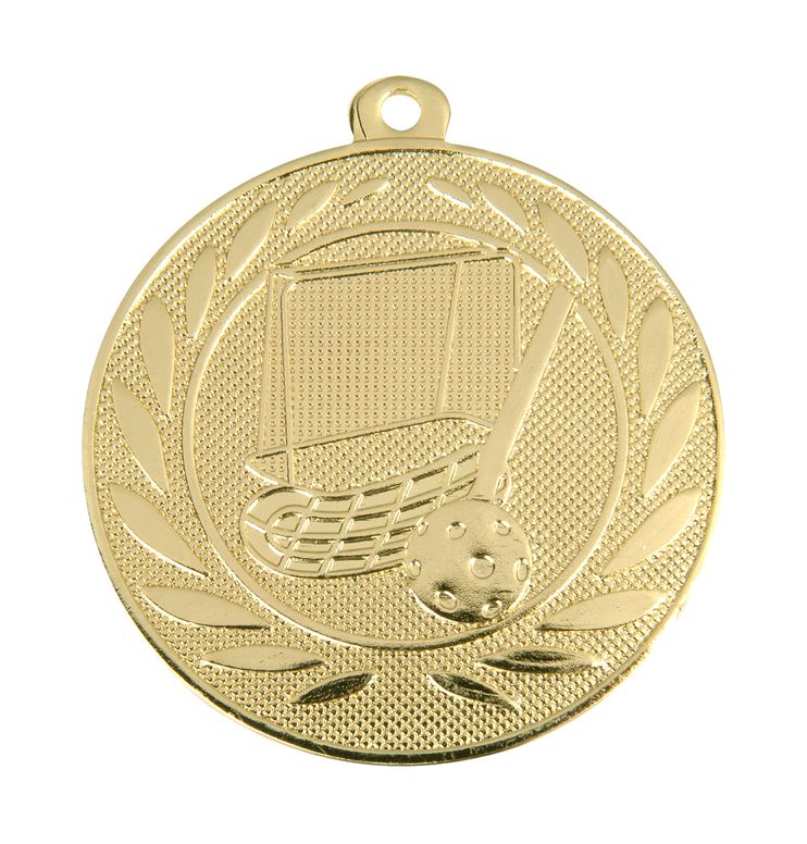 DI5000.W.SM Floorball Medaillen 50 mm Ø