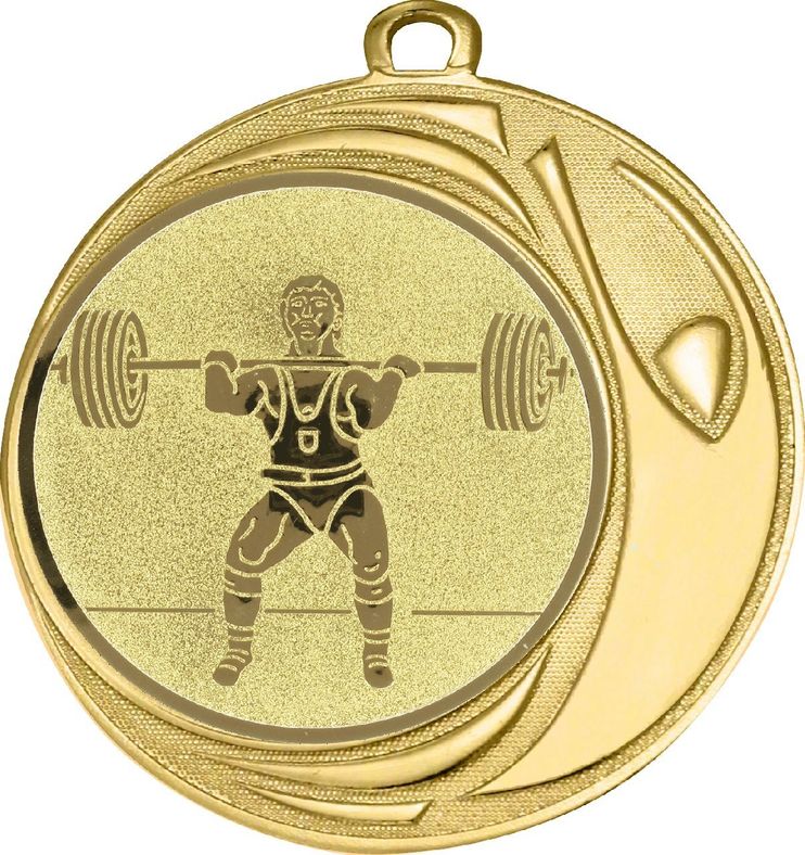 DI7006.507 Gewichtheber Medaille 70 mm Ø
