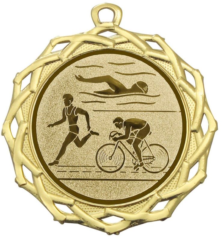 DI7003.248 Triathlon Medaille 70 mm Ø