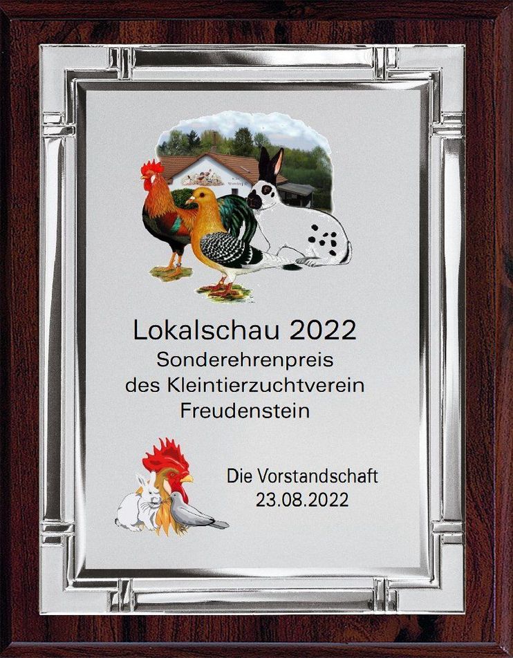 A35836.02 Holzehrentafel | 200x250 mm