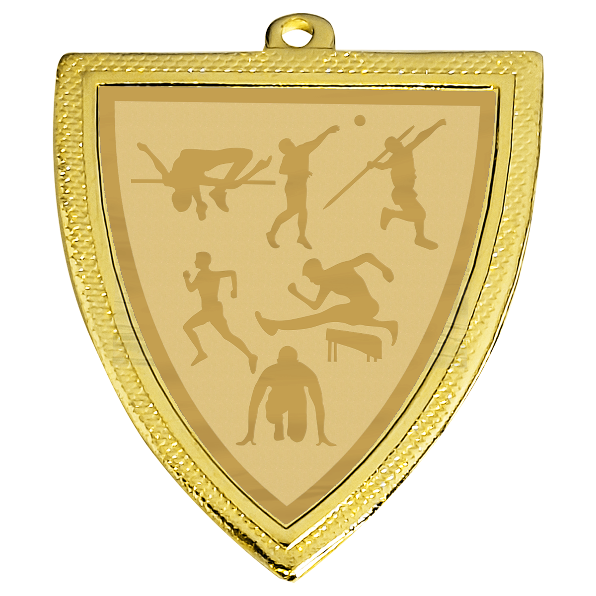 D129.021 Leichtathletik Medaille 50x55 mm