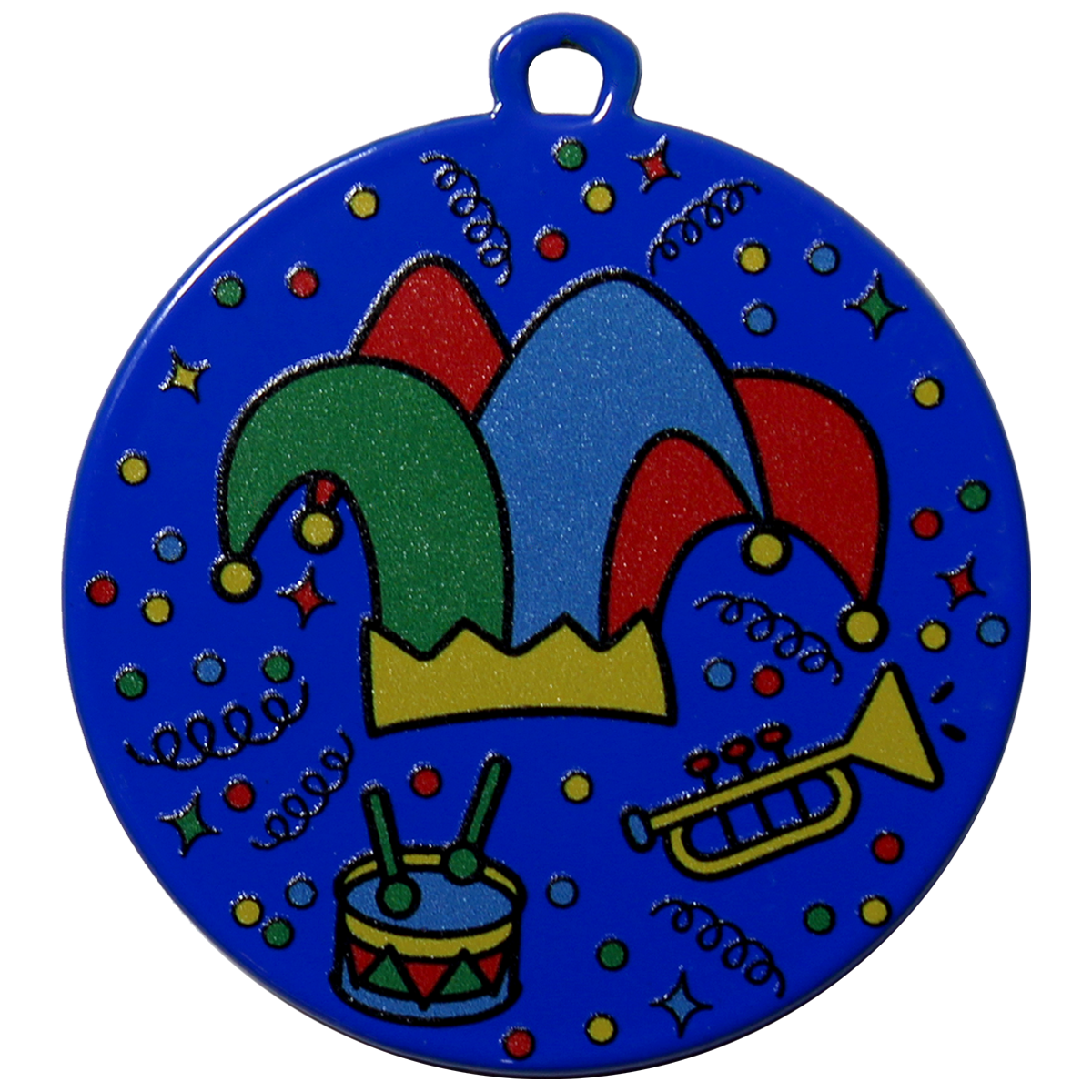DU5001C.BL Karneval Medaille 50 mm Ø
