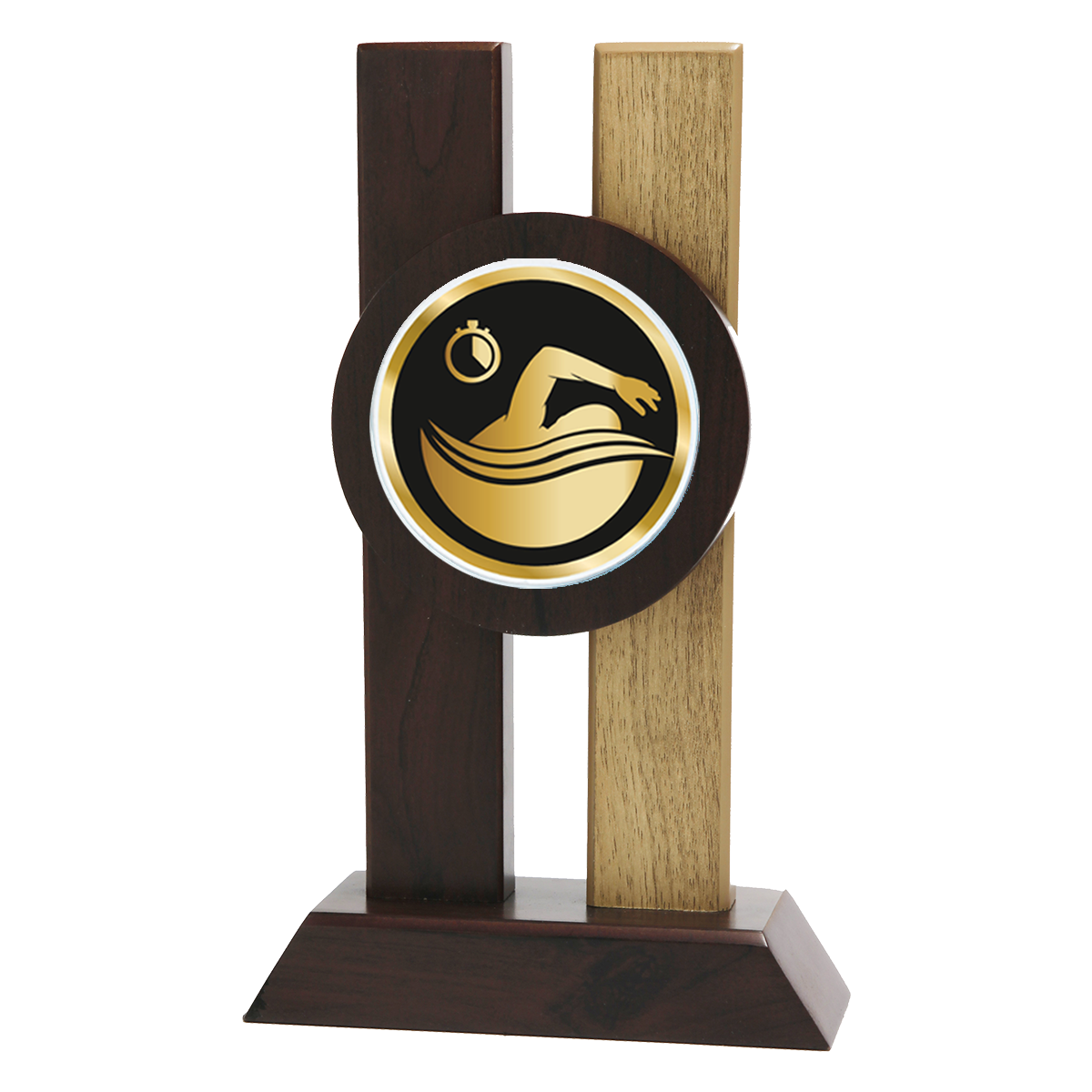 H340.AC016 Schwimmer Holz-Pokal | 3 Größen