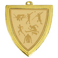 D129.021 Leichtathletik Medaille 50x55 mm