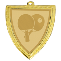D129.024 Tischtennis Medaille 50x55 mm