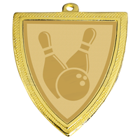 D129.027 Bowling Medaille 50x55 mm