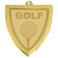 D129.041 Golf Medaille 50x55 mm