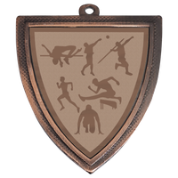 D129.021 Leichtathletik Medaille 50x55 mm