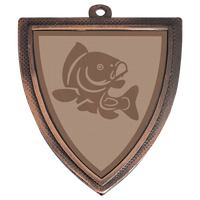 D129.044 Angler Medaille 50x55 mm