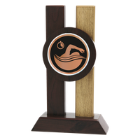 H340.AC016 Schwimmer Holz-Pokal | 3 Größen