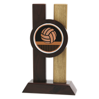 H340.AC023 Volleyball Holz-Pokal | 3 Größen