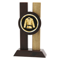 H340.AC028 Judo Holz-Pokal | 3 Größen