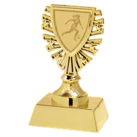 X620.01.AFS005 Damen Fussball Pokalaufsteller | 12,5 cm