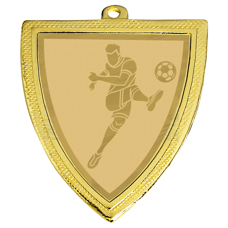 D129.004 Fussball Medaille 50x55 mm