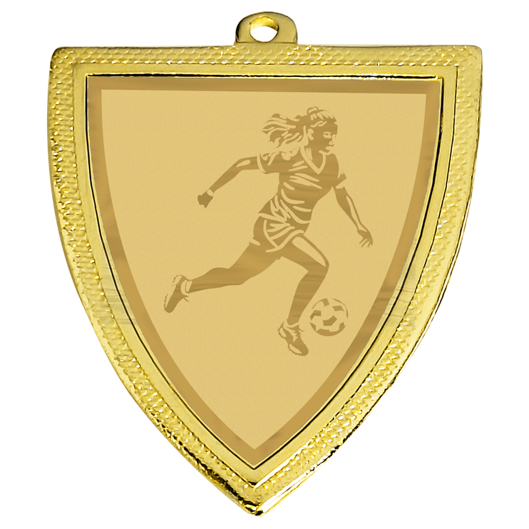 D129.005 Fussball Medaille 50x55 mm
