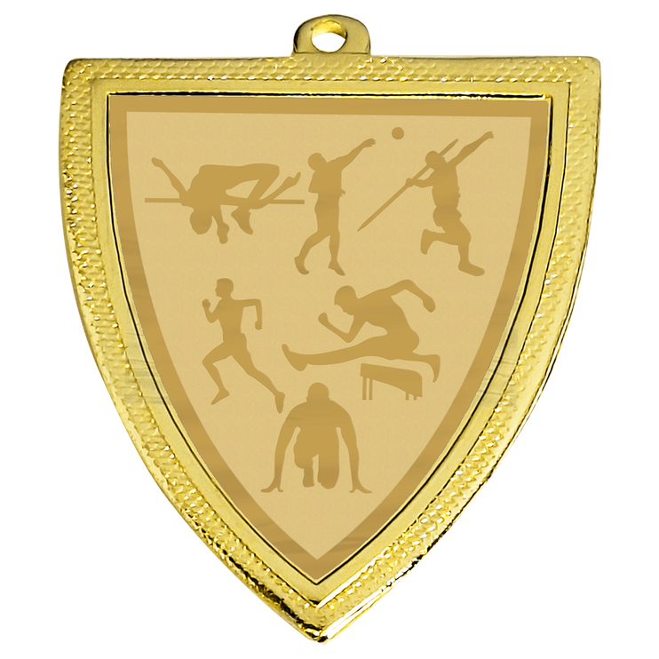 D129.021 Leichtathletik Medaille 50x55 mm