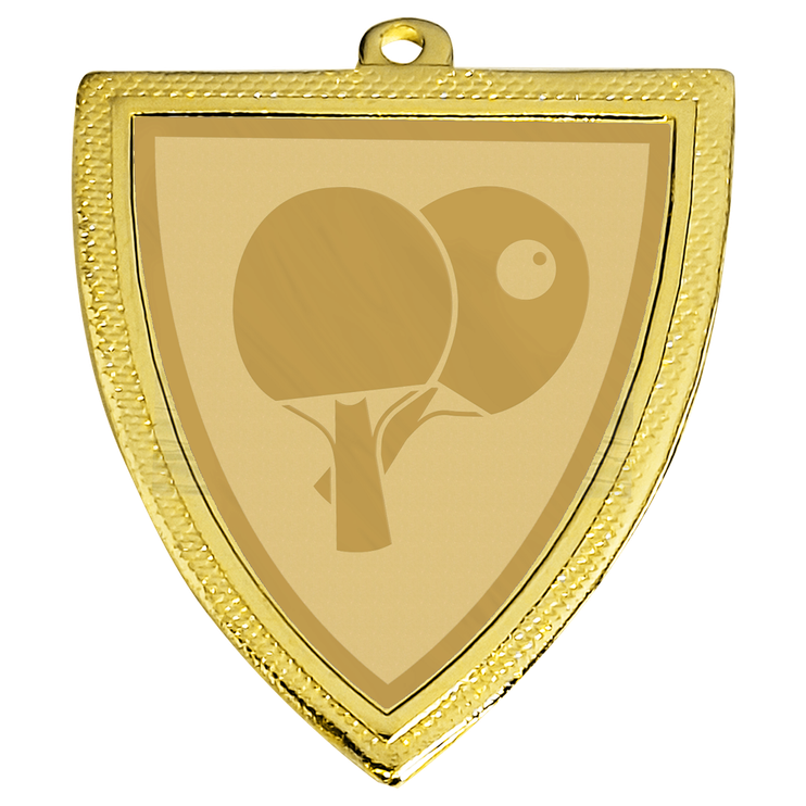 D129.024 Tischtennis Medaille 50x55 mm