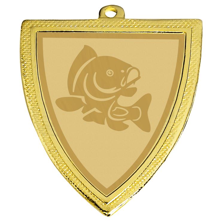 D129.044 Angler Medaille 50x55 mm