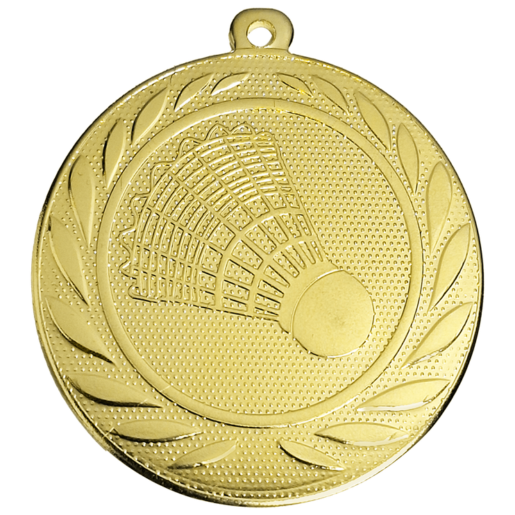DI5000.ZG.SM Badminton Medaillen 50 mm Ø