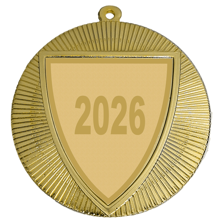 DI6002.2026 Jahreszahl Medaillen 60 mm Ø