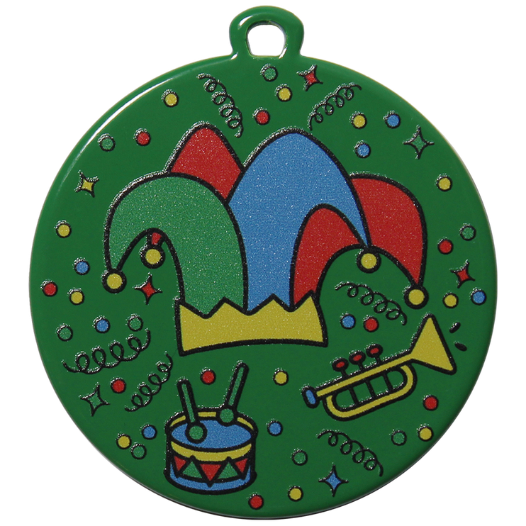 DU5001C.GR Karneval Medaille 50 mm Ø